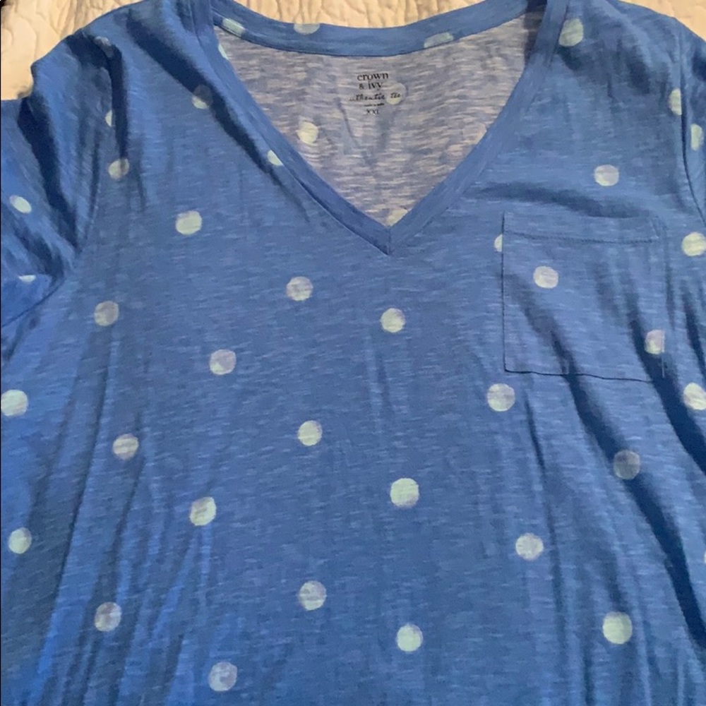 Polka dot tee